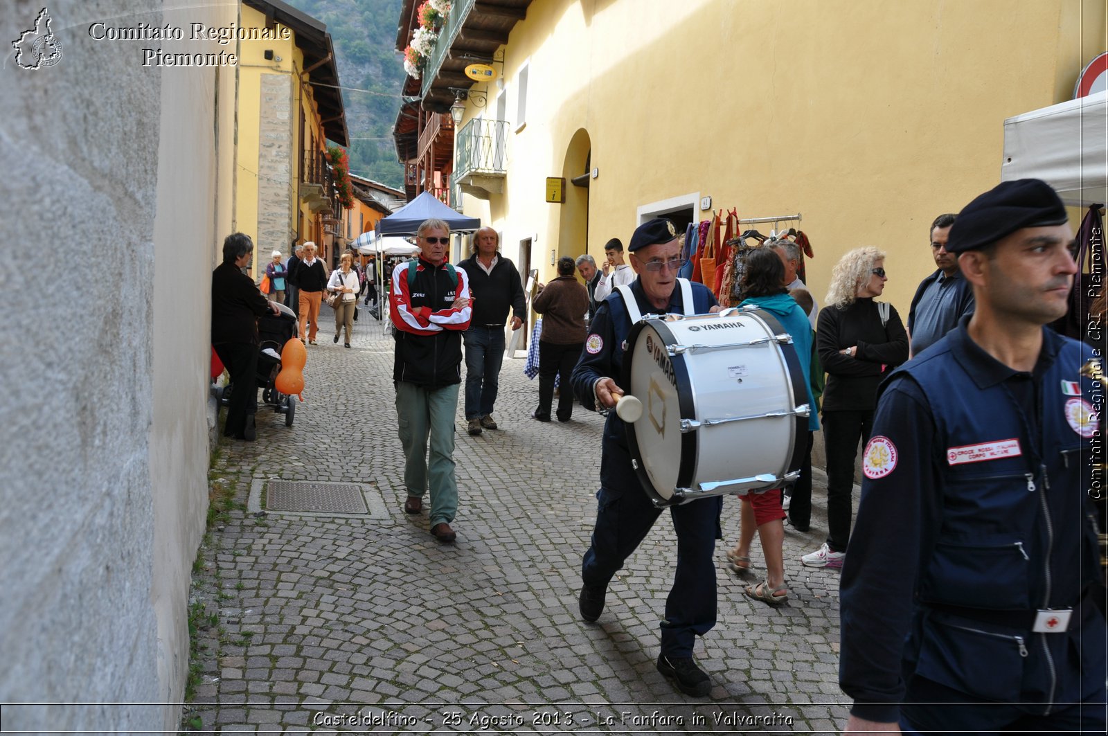 Casteldelfino - 25 Agosto 2013 - La Fanfara in Valvaraita - Croce Rossa Italiana - Comitato Regionale del Piemonte