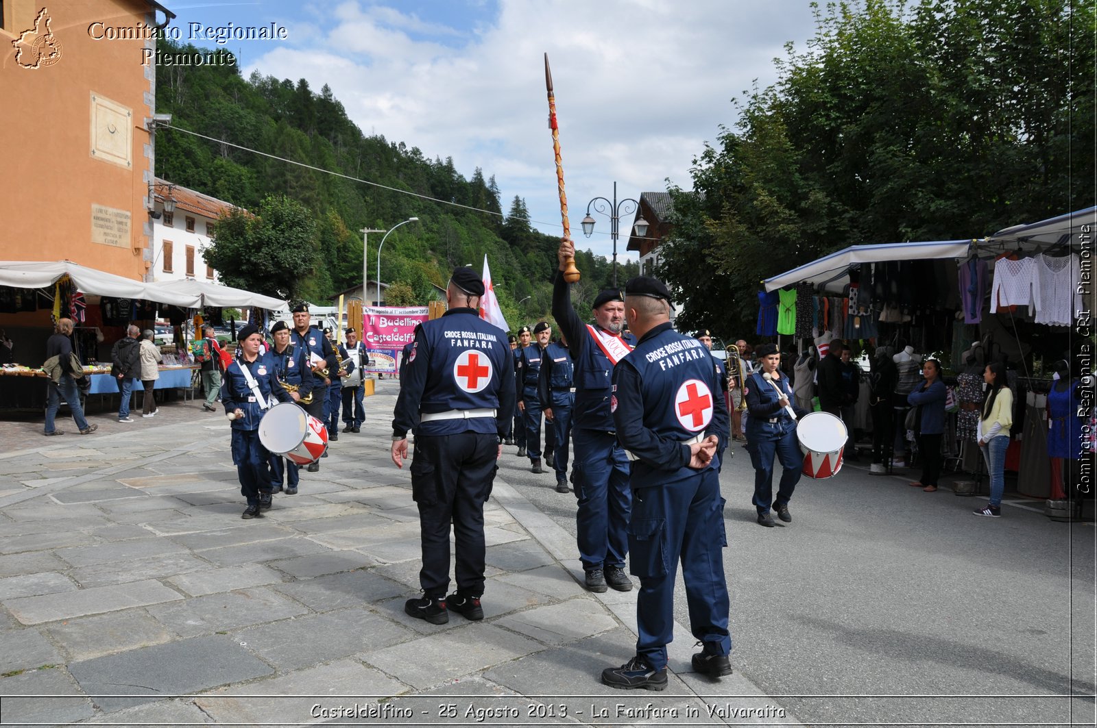 Casteldelfino - 25 Agosto 2013 - La Fanfara in Valvaraita - Croce Rossa Italiana - Comitato Regionale del Piemonte