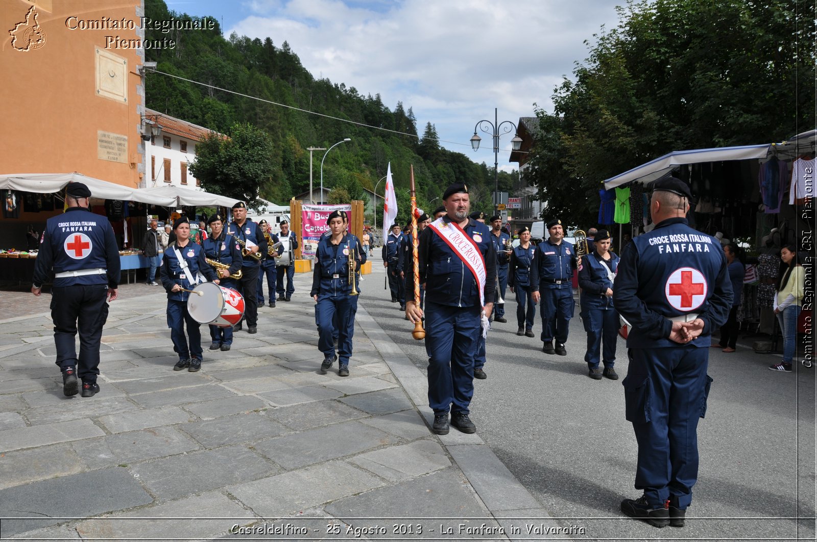 Casteldelfino - 25 Agosto 2013 - La Fanfara in Valvaraita - Croce Rossa Italiana - Comitato Regionale del Piemonte