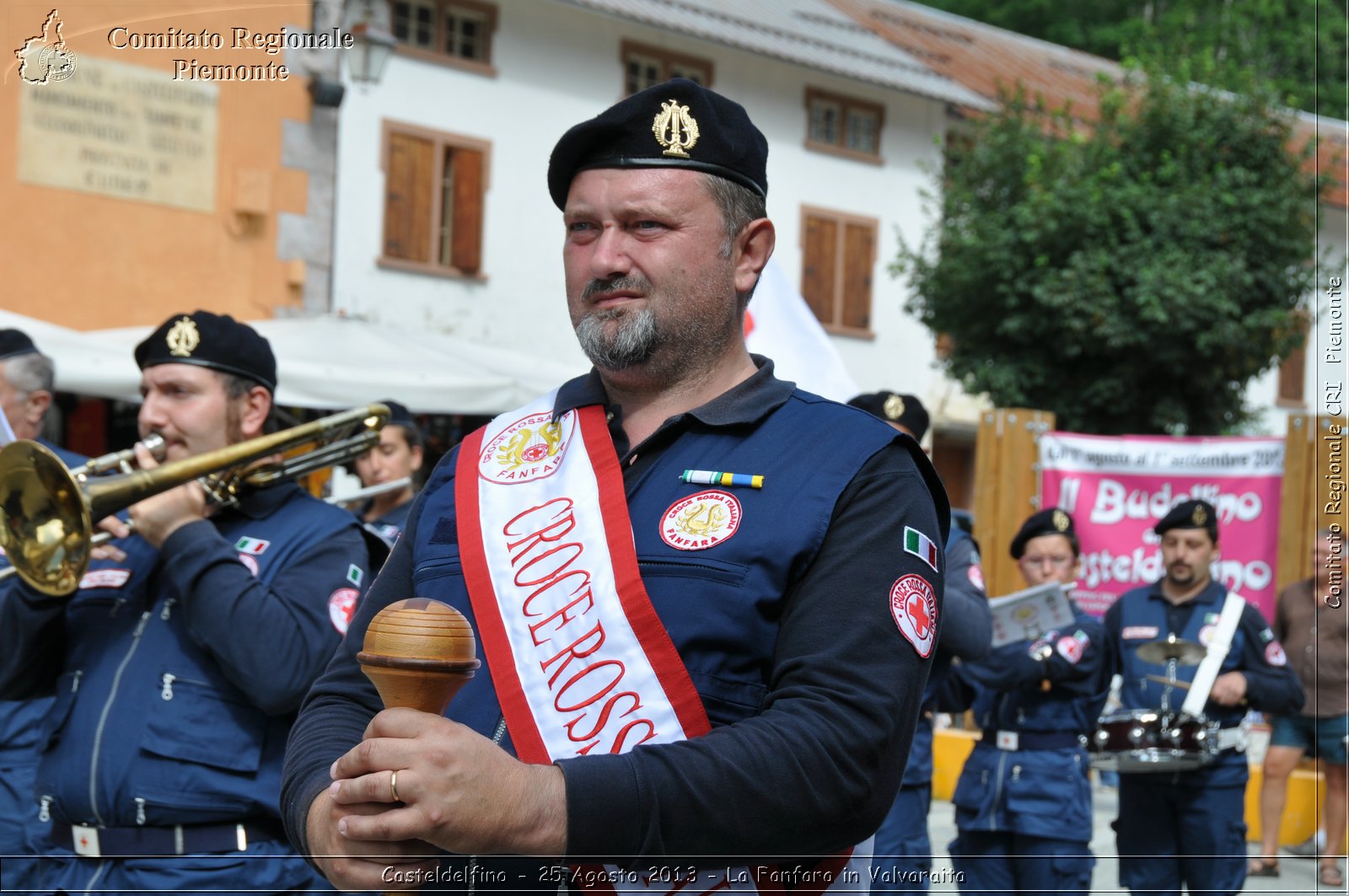 Casteldelfino - 25 Agosto 2013 - La Fanfara in Valvaraita - Croce Rossa Italiana - Comitato Regionale del Piemonte