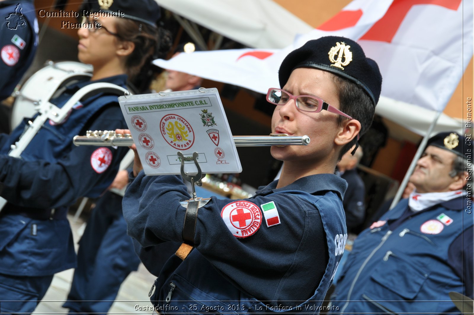 Casteldelfino - 25 Agosto 2013 - La Fanfara in Valvaraita - Croce Rossa Italiana - Comitato Regionale del Piemonte