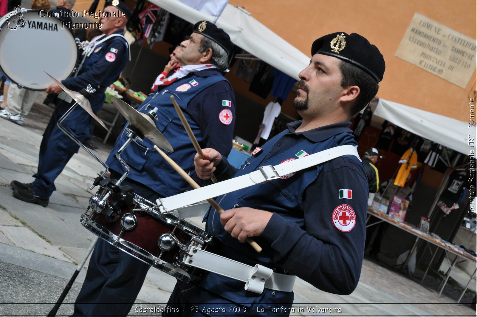 Casteldelfino - 25 Agosto 2013 - La Fanfara in Valvaraita - Croce Rossa Italiana - Comitato Regionale del Piemonte