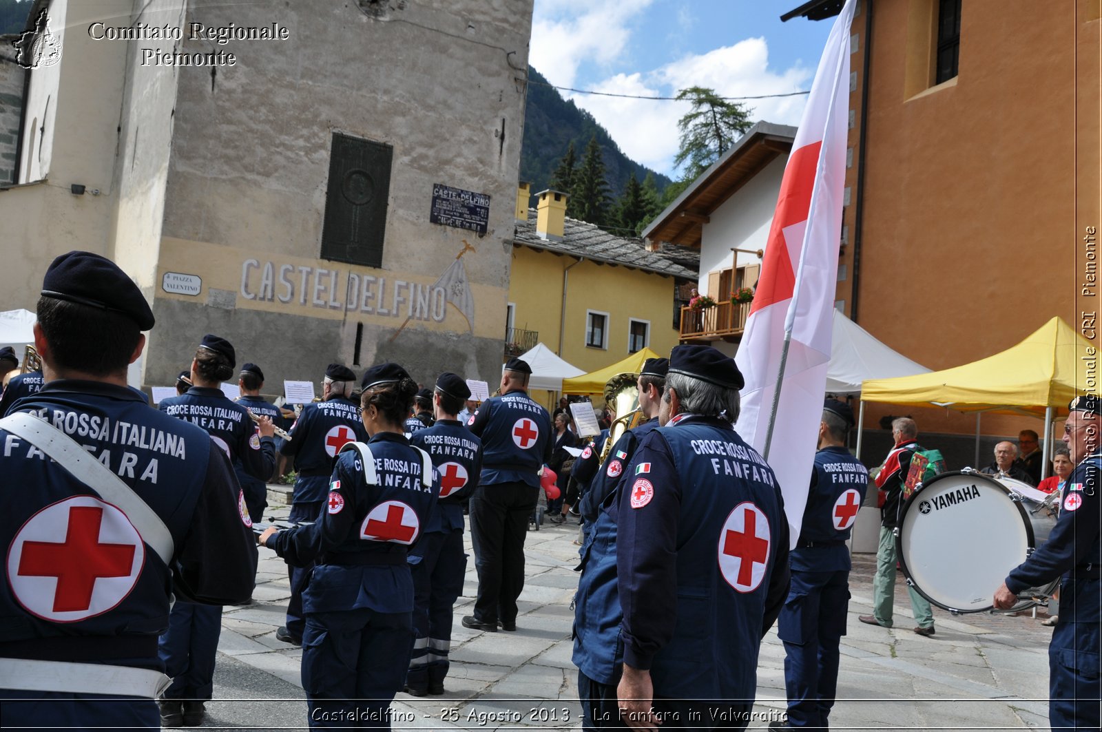 Casteldelfino - 25 Agosto 2013 - La Fanfara in Valvaraita - Croce Rossa Italiana - Comitato Regionale del Piemonte