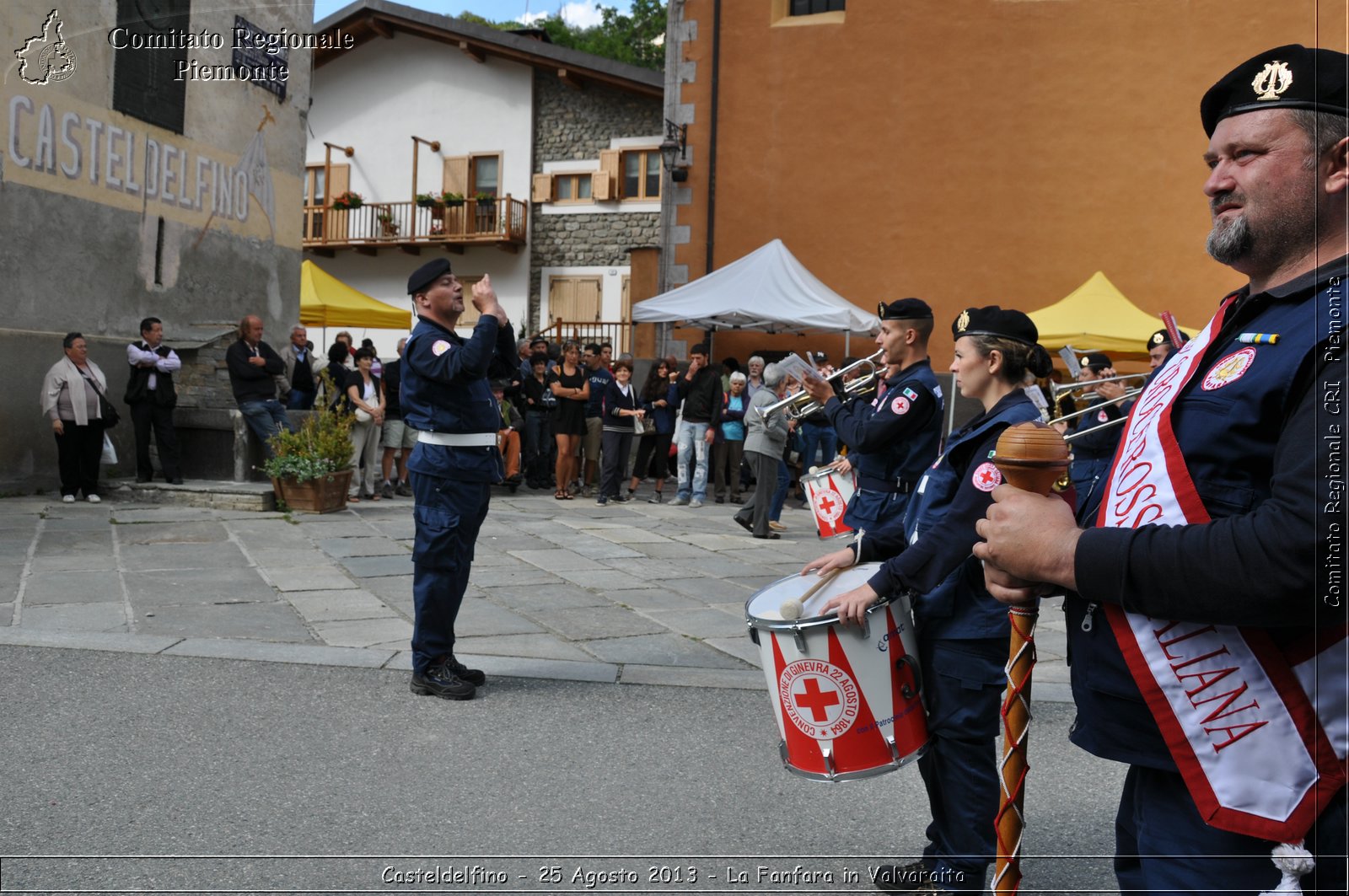 Casteldelfino - 25 Agosto 2013 - La Fanfara in Valvaraita - Croce Rossa Italiana - Comitato Regionale del Piemonte