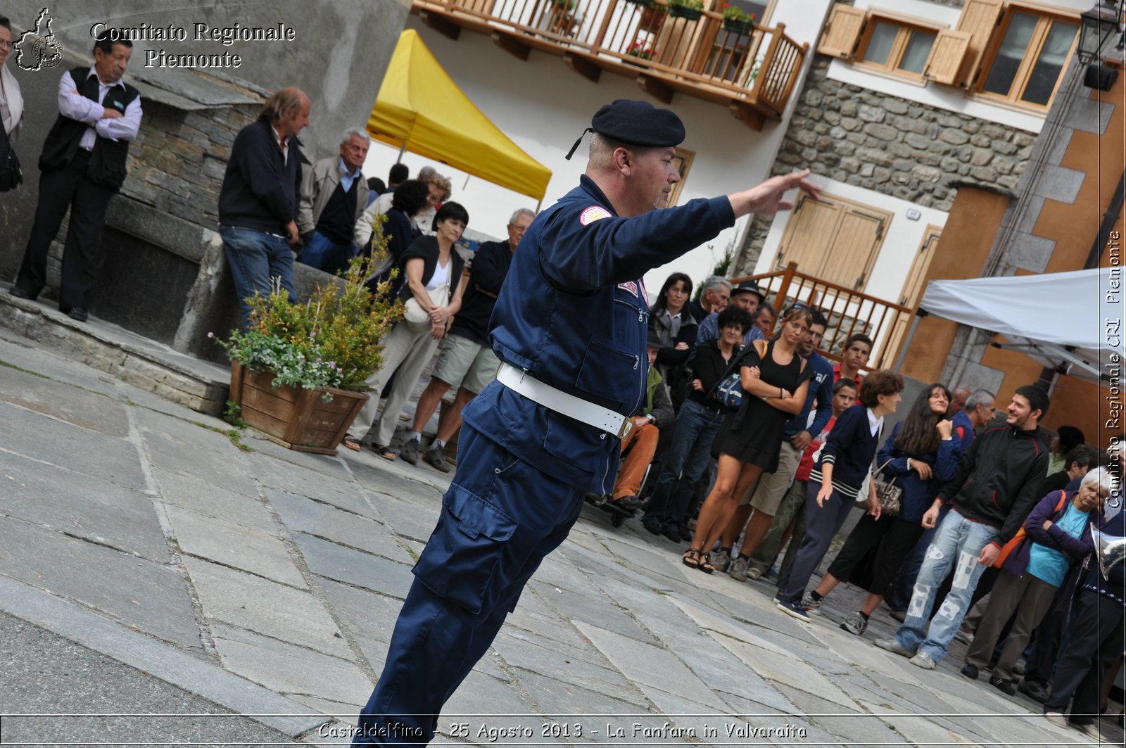 Casteldelfino - 25 Agosto 2013 - La Fanfara in Valvaraita - Croce Rossa Italiana - Comitato Regionale del Piemonte