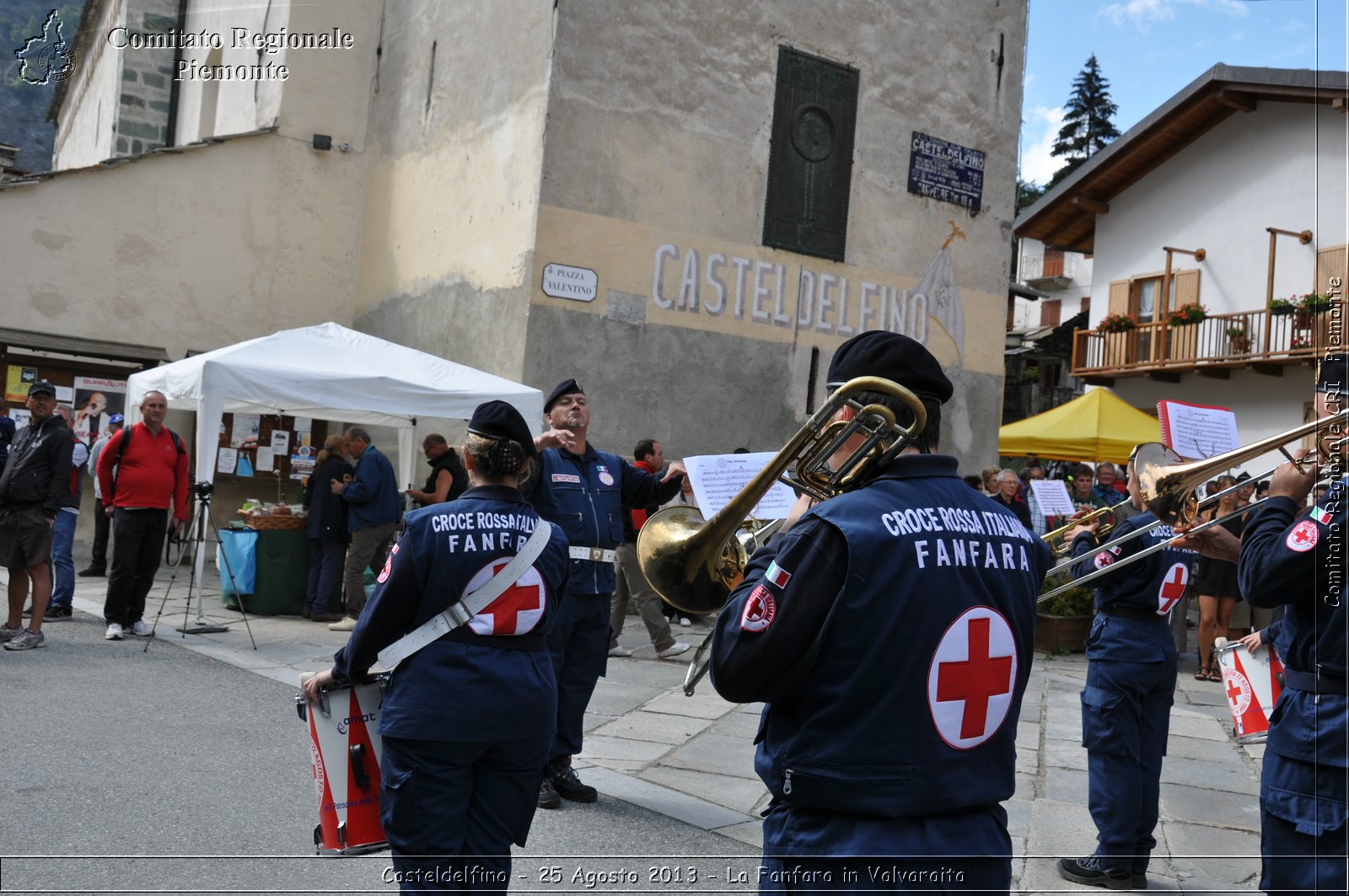 Casteldelfino - 25 Agosto 2013 - La Fanfara in Valvaraita - Croce Rossa Italiana - Comitato Regionale del Piemonte