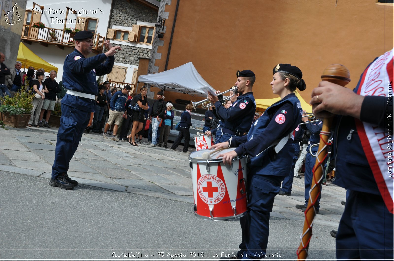 Casteldelfino - 25 Agosto 2013 - La Fanfara in Valvaraita - Croce Rossa Italiana - Comitato Regionale del Piemonte