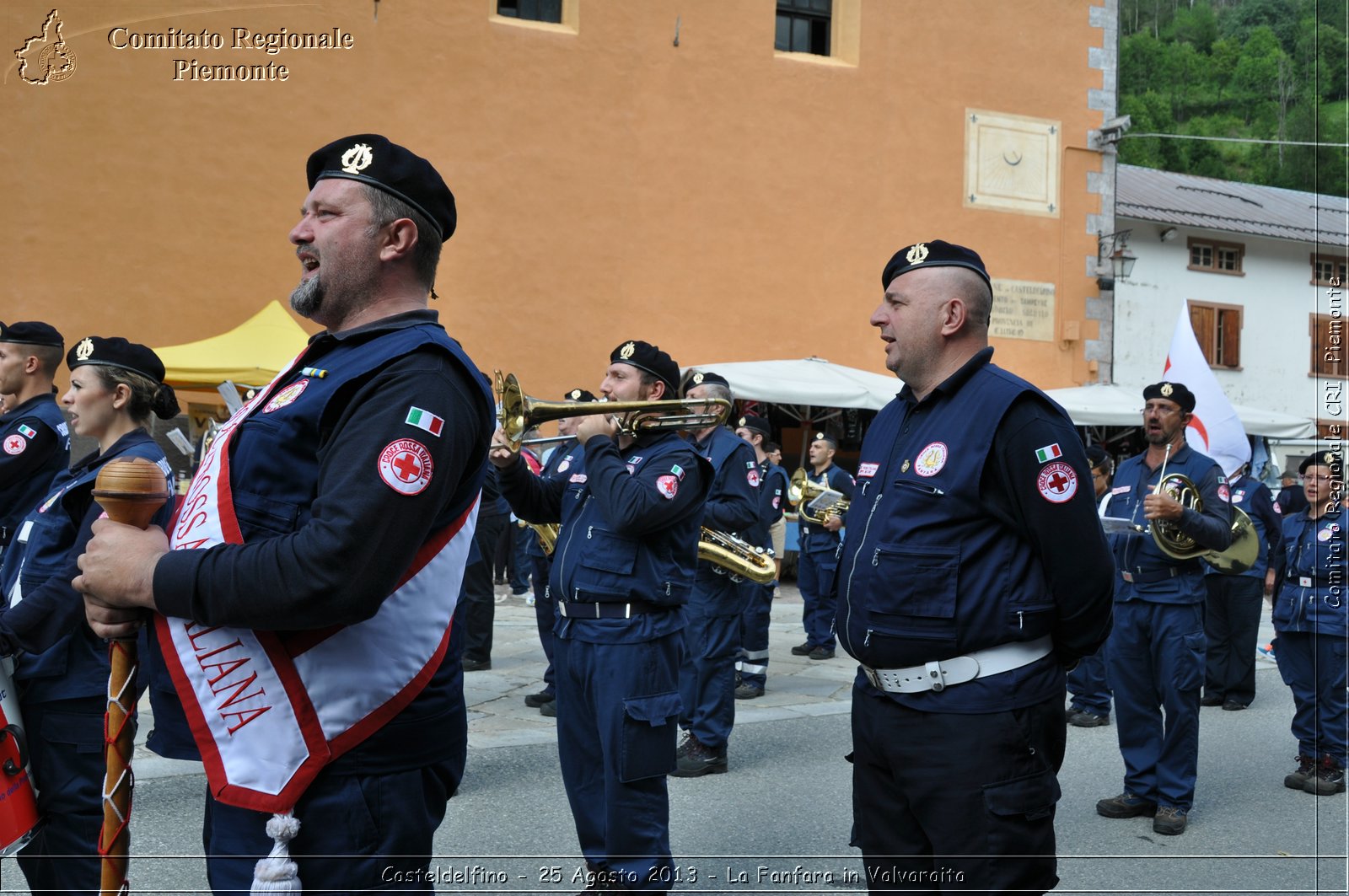 Casteldelfino - 25 Agosto 2013 - La Fanfara in Valvaraita - Croce Rossa Italiana - Comitato Regionale del Piemonte