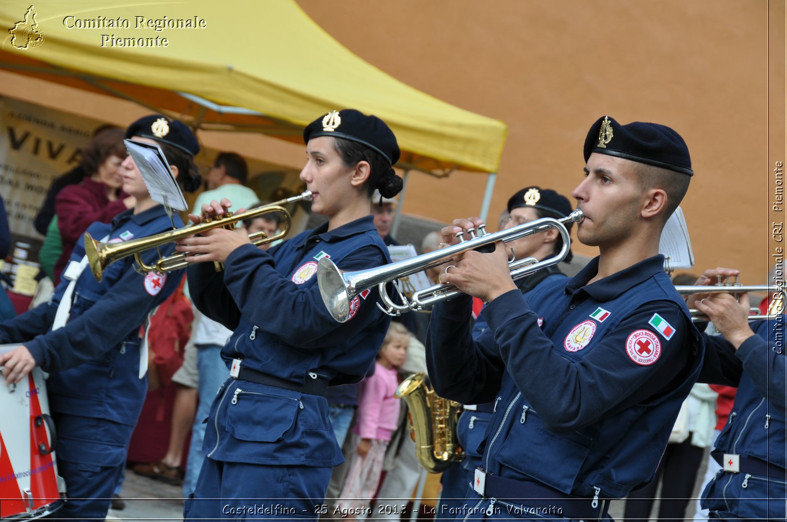 Casteldelfino - 25 Agosto 2013 - La Fanfara in Valvaraita - Croce Rossa Italiana - Comitato Regionale del Piemonte