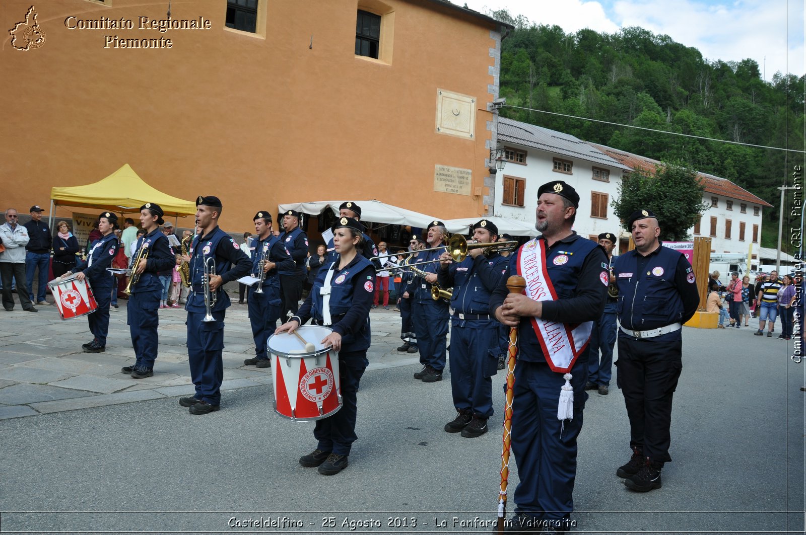 Casteldelfino - 25 Agosto 2013 - La Fanfara in Valvaraita - Croce Rossa Italiana - Comitato Regionale del Piemonte