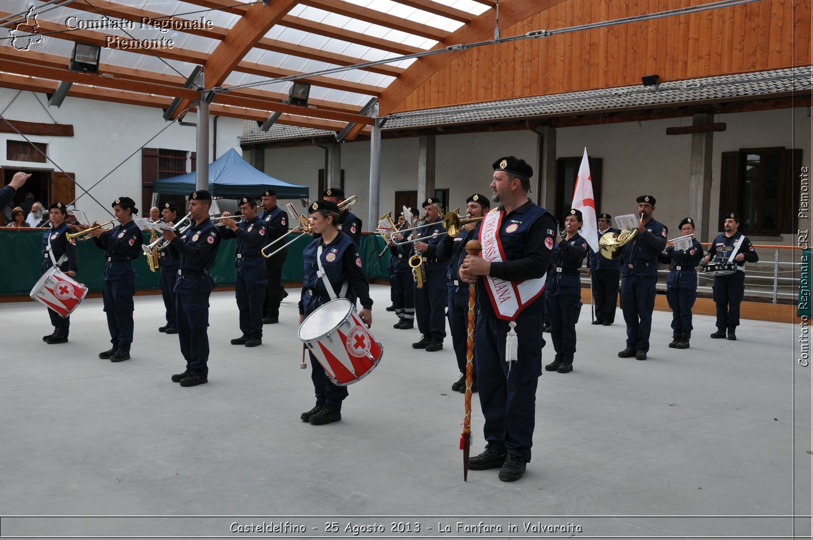 Casteldelfino - 25 Agosto 2013 - La Fanfara in Valvaraita - Croce Rossa Italiana - Comitato Regionale del Piemonte