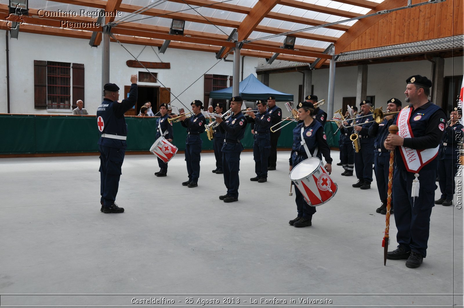 Casteldelfino - 25 Agosto 2013 - La Fanfara in Valvaraita - Croce Rossa Italiana - Comitato Regionale del Piemonte