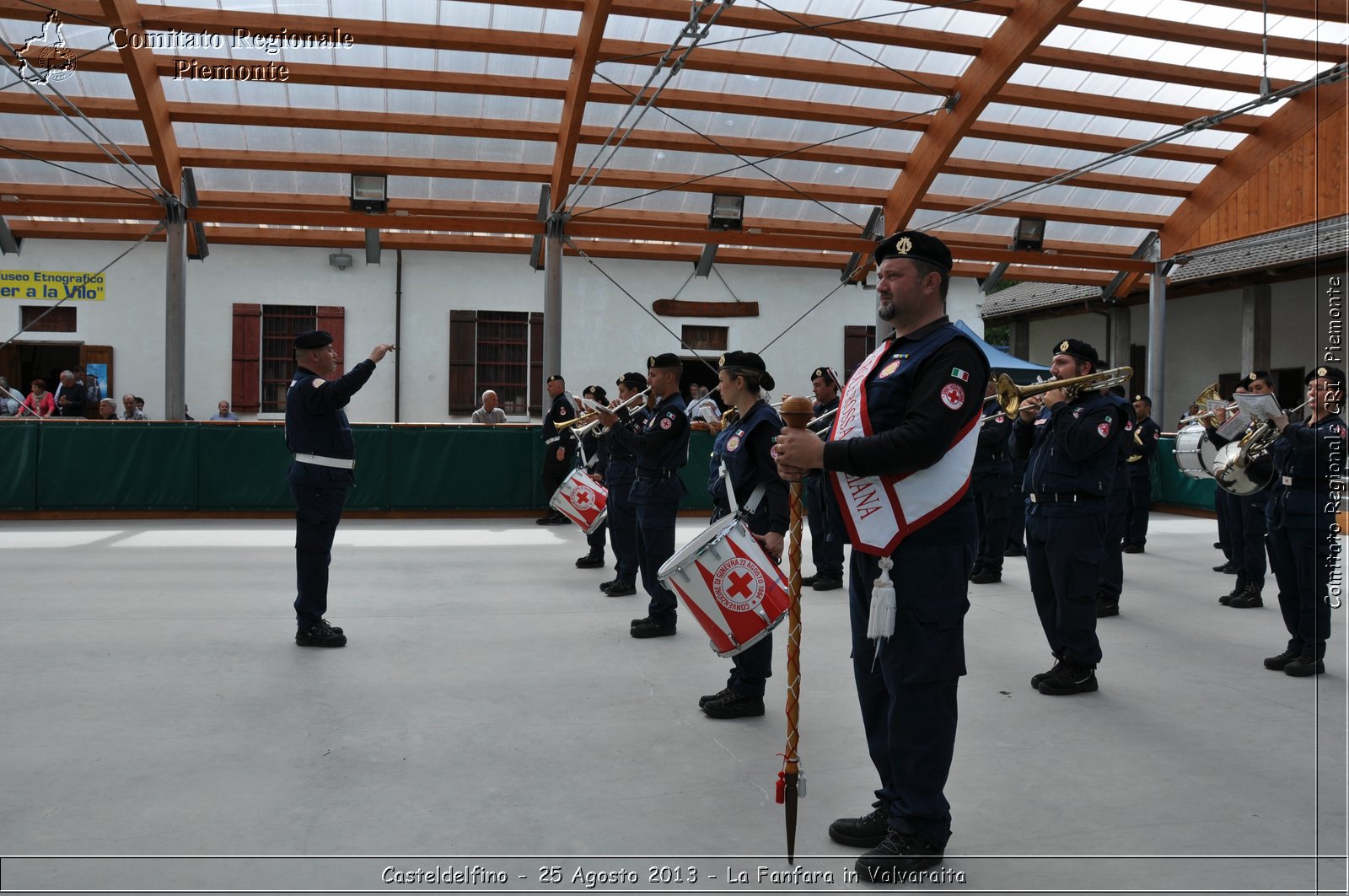 Casteldelfino - 25 Agosto 2013 - La Fanfara in Valvaraita - Croce Rossa Italiana - Comitato Regionale del Piemonte