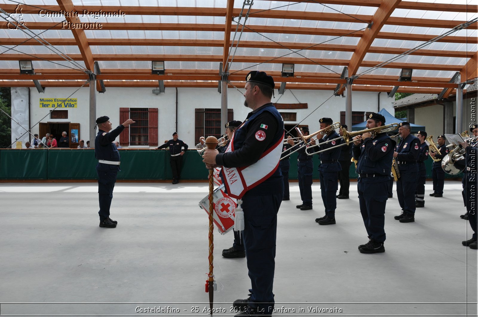 Casteldelfino - 25 Agosto 2013 - La Fanfara in Valvaraita - Croce Rossa Italiana - Comitato Regionale del Piemonte