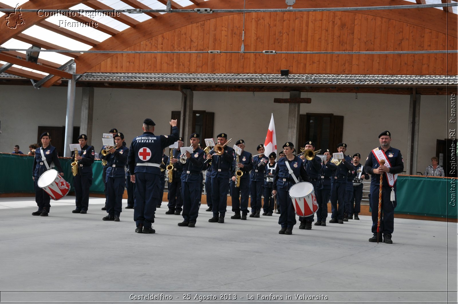 Casteldelfino - 25 Agosto 2013 - La Fanfara in Valvaraita - Croce Rossa Italiana - Comitato Regionale del Piemonte