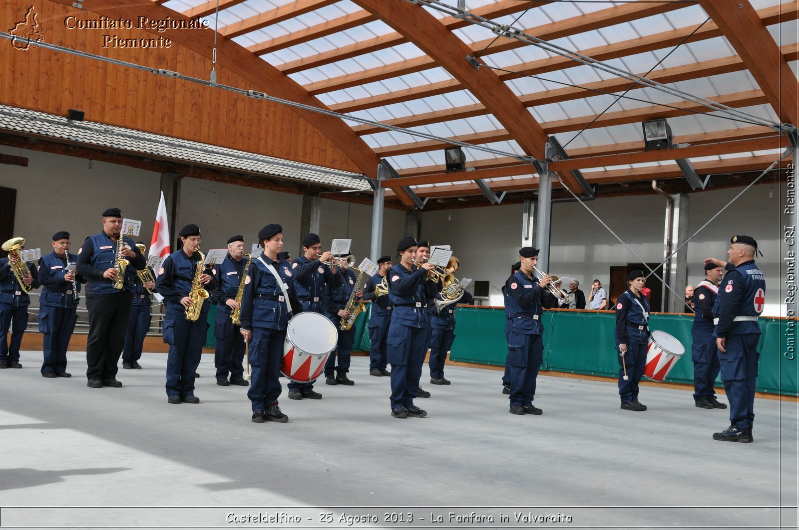 Casteldelfino - 25 Agosto 2013 - La Fanfara in Valvaraita - Croce Rossa Italiana - Comitato Regionale del Piemonte