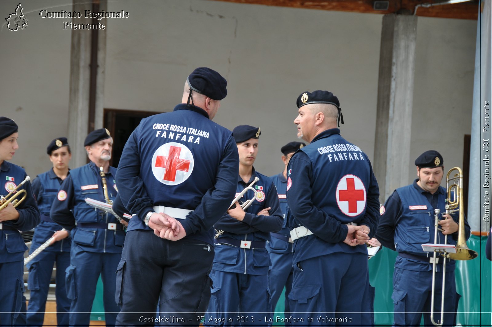 Casteldelfino - 25 Agosto 2013 - La Fanfara in Valvaraita - Croce Rossa Italiana - Comitato Regionale del Piemonte