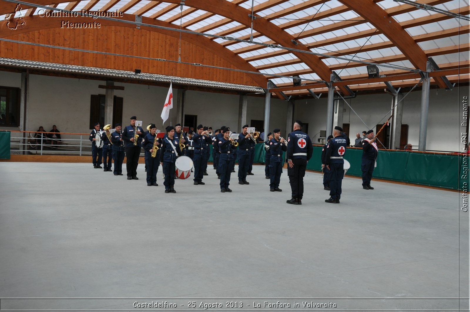 Casteldelfino - 25 Agosto 2013 - La Fanfara in Valvaraita - Croce Rossa Italiana - Comitato Regionale del Piemonte