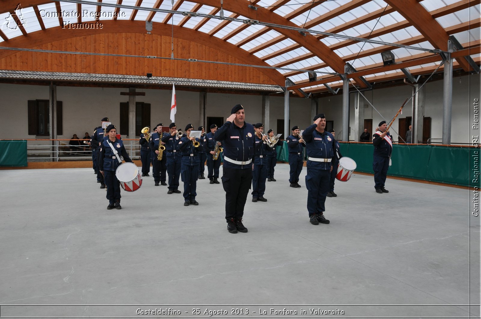 Casteldelfino - 25 Agosto 2013 - La Fanfara in Valvaraita - Croce Rossa Italiana - Comitato Regionale del Piemonte