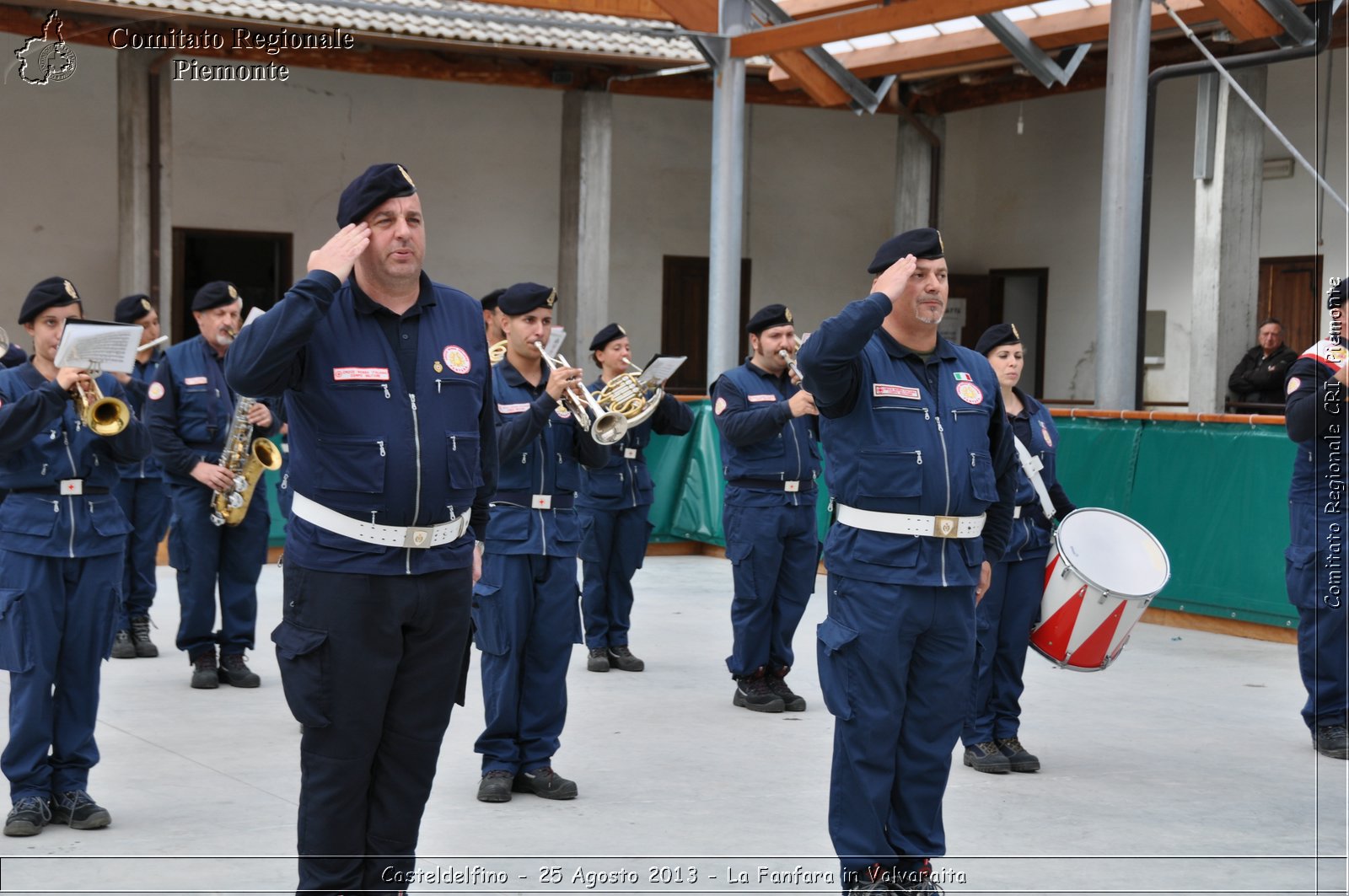 Casteldelfino - 25 Agosto 2013 - La Fanfara in Valvaraita - Croce Rossa Italiana - Comitato Regionale del Piemonte