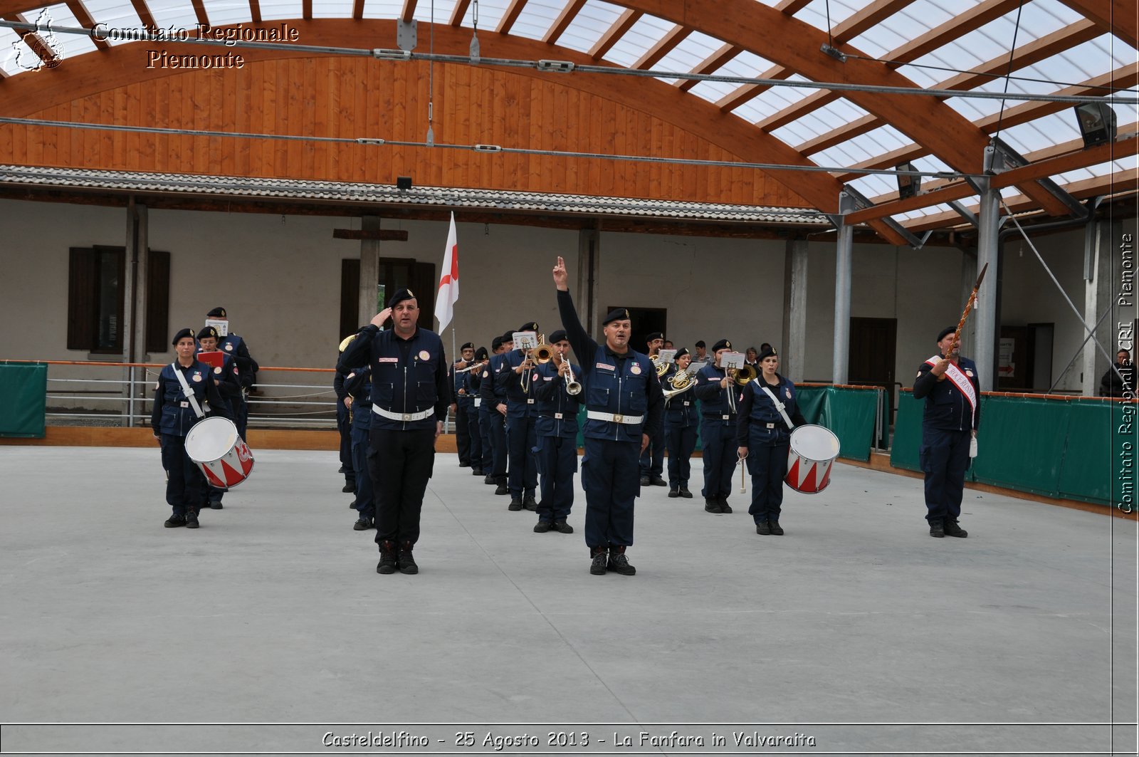 Casteldelfino - 25 Agosto 2013 - La Fanfara in Valvaraita - Croce Rossa Italiana - Comitato Regionale del Piemonte