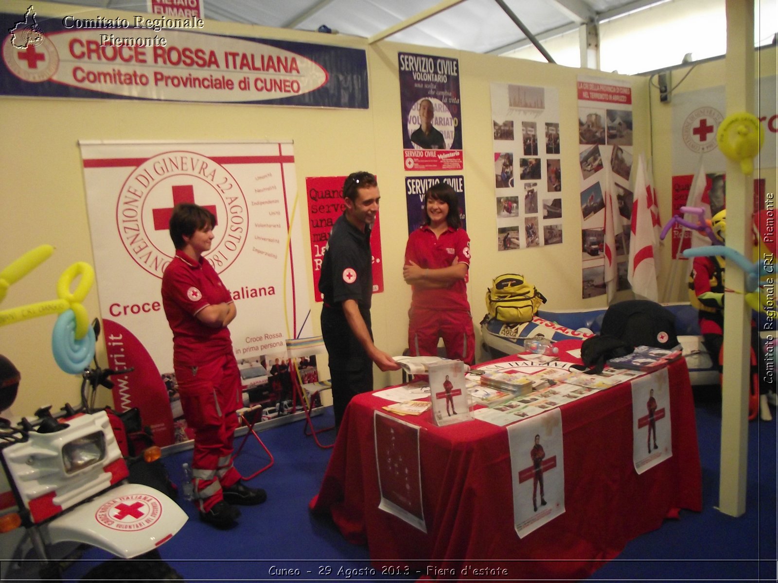 Cuneo - 29 Agosto 2013 - Fiera d'estate - Croce Rossa Italiana - Comitato Regionale del Piemonte