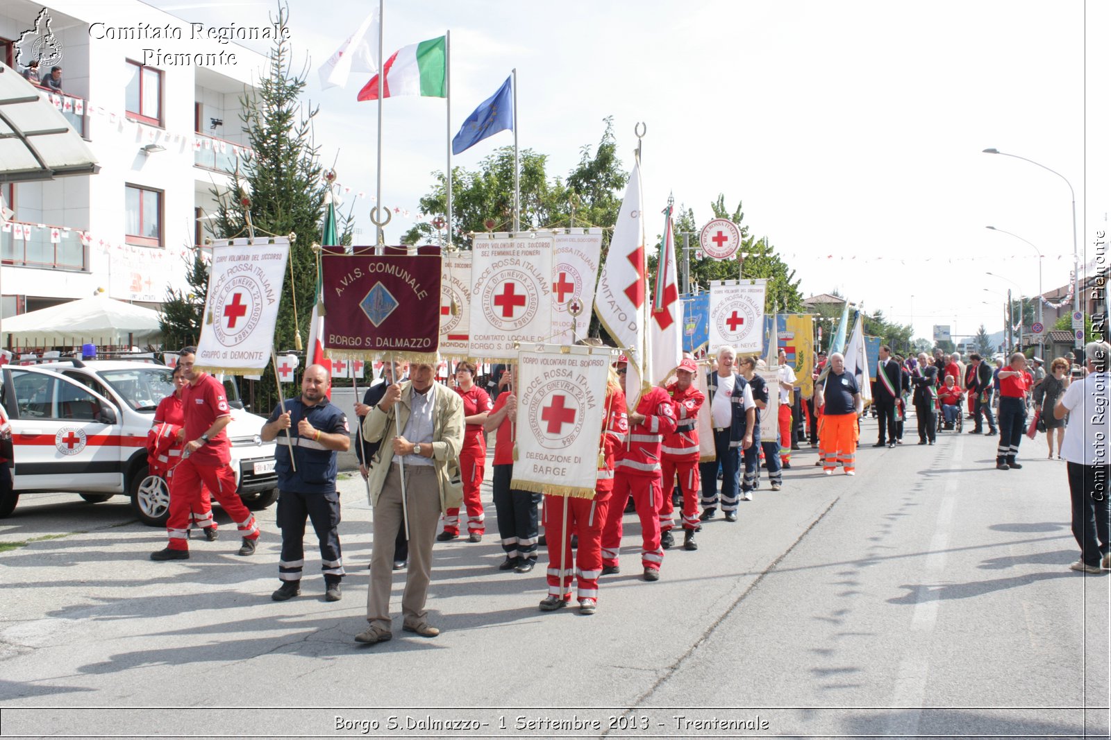 Borgo S.Dalmazzo - 1 Settembre 2013 - Trentennale - Croce Rossa Italiana - Comitato Regionale del Piemonte