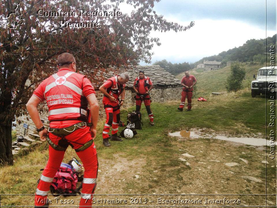 Valle Tesso - 7 Settembre 2013 - Esercitazione Interforze - Croce Rossa Italiana - Comitato Regionale del Piemonte