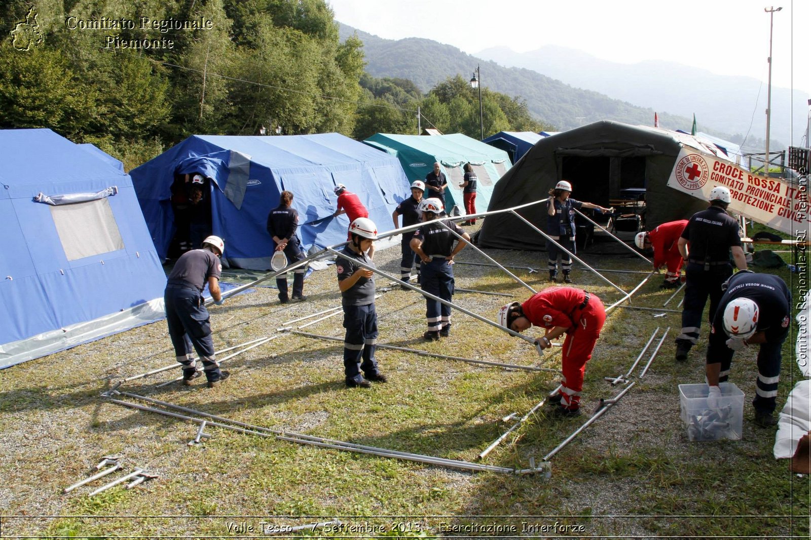Valle Tesso - 7 Settembre 2013 - Esercitazione Interforze - Croce Rossa Italiana - Comitato Regionale del Piemonte
