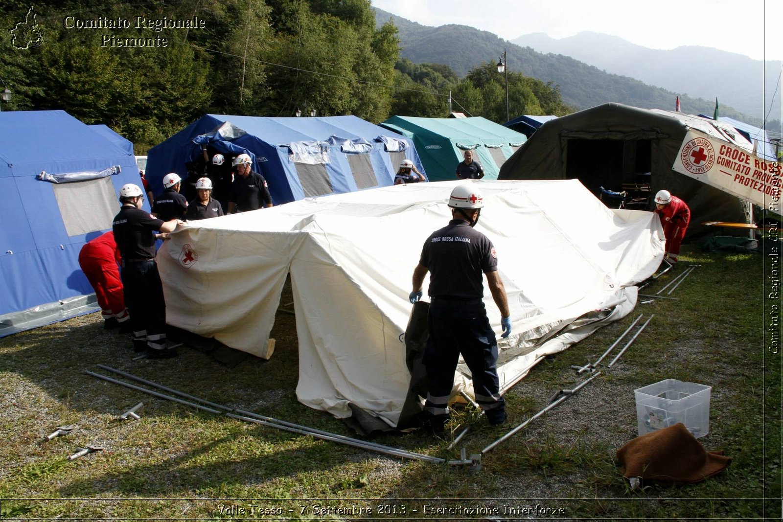 Valle Tesso - 7 Settembre 2013 - Esercitazione Interforze - Croce Rossa Italiana - Comitato Regionale del Piemonte