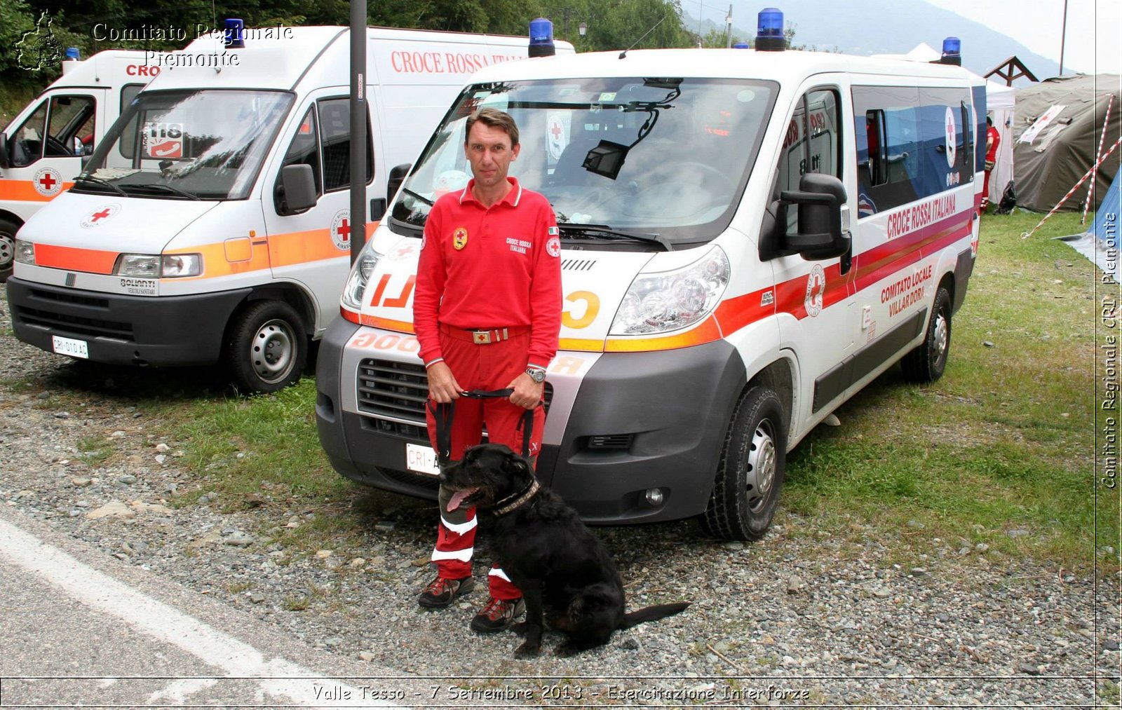 Valle Tesso - 7 Settembre 2013 - Esercitazione Interforze - Croce Rossa Italiana - Comitato Regionale del Piemonte