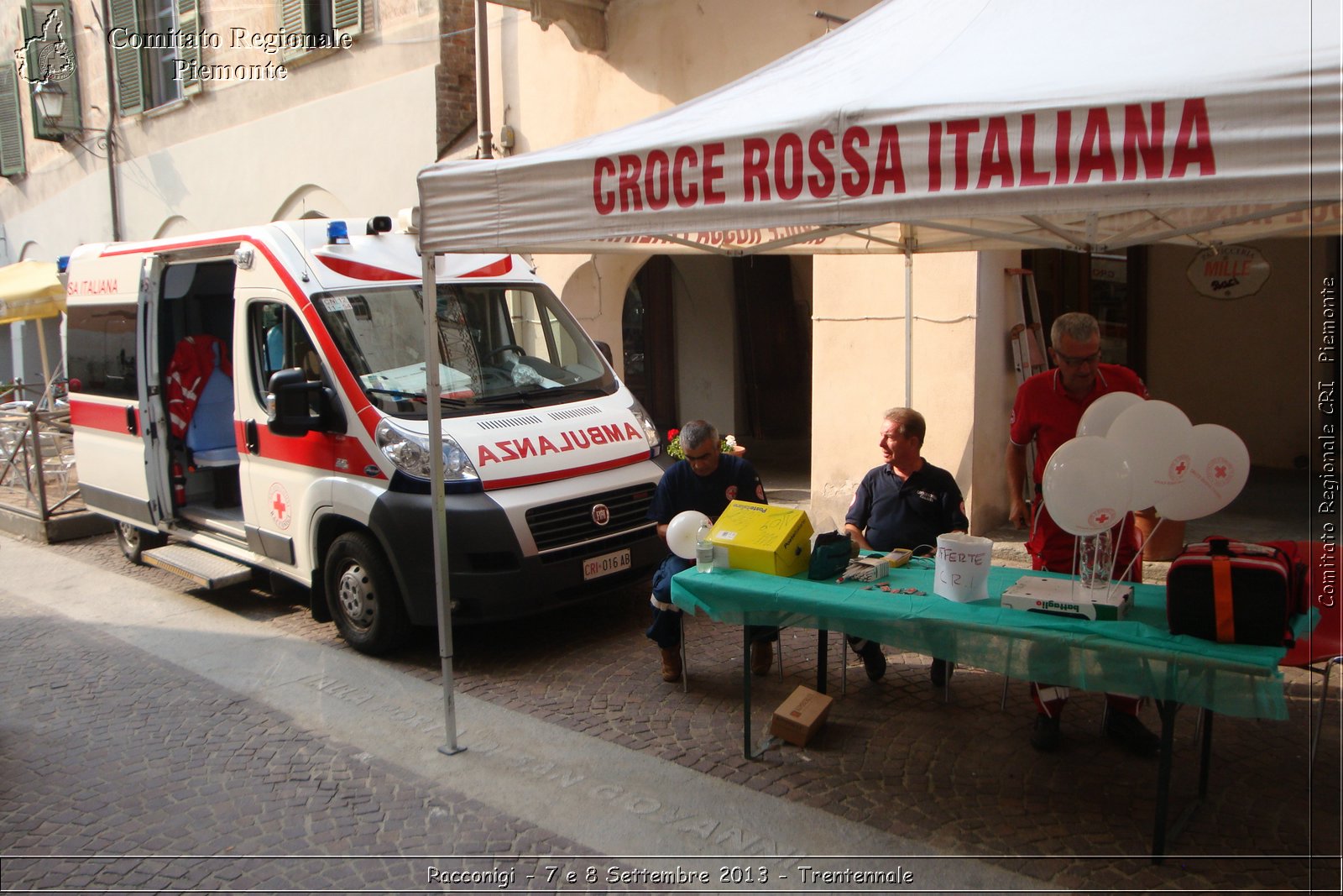 Racconigi - 7 e 8 Settembre 2013 - Trentennale - Croce Rossa Italiana - Comitato Regionale del Piemonte