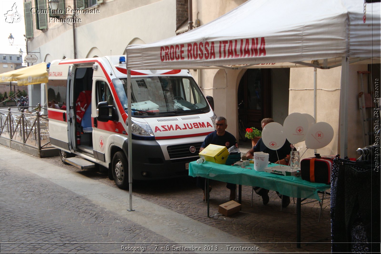 Racconigi - 7 e 8 Settembre 2013 - Trentennale - Croce Rossa Italiana - Comitato Regionale del Piemonte