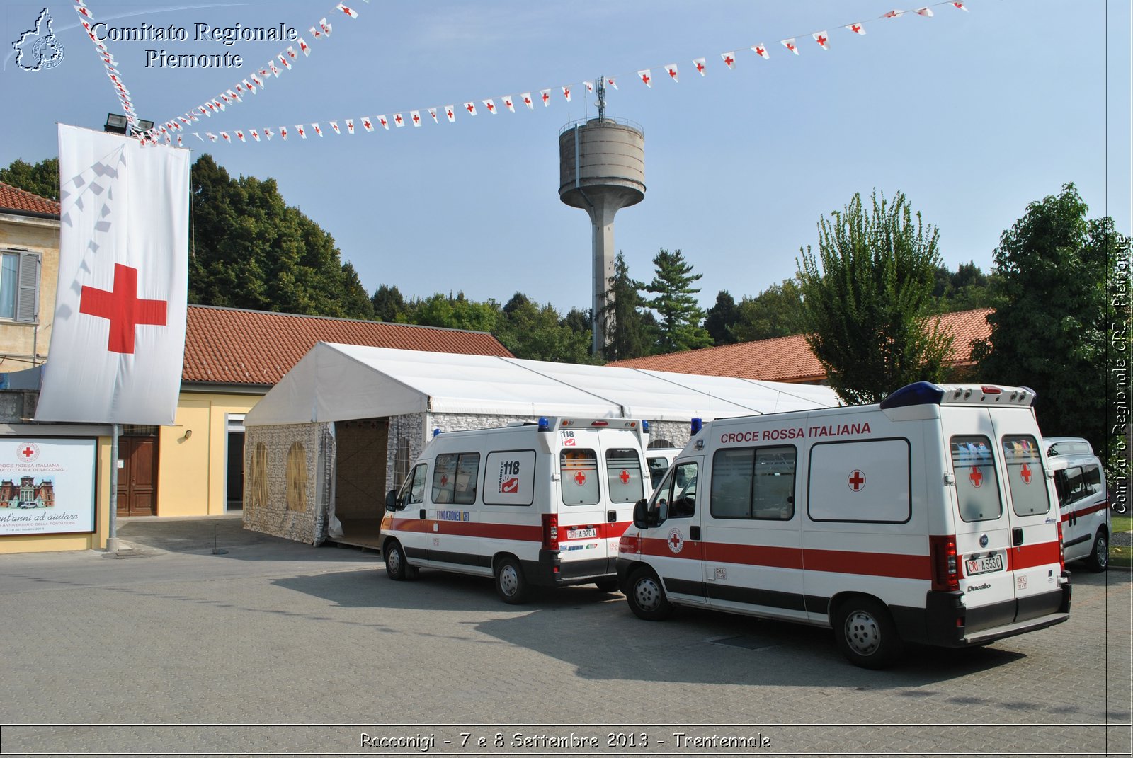 Racconigi - 7 e 8 Settembre 2013 - Trentennale - Croce Rossa Italiana - Comitato Regionale del Piemonte