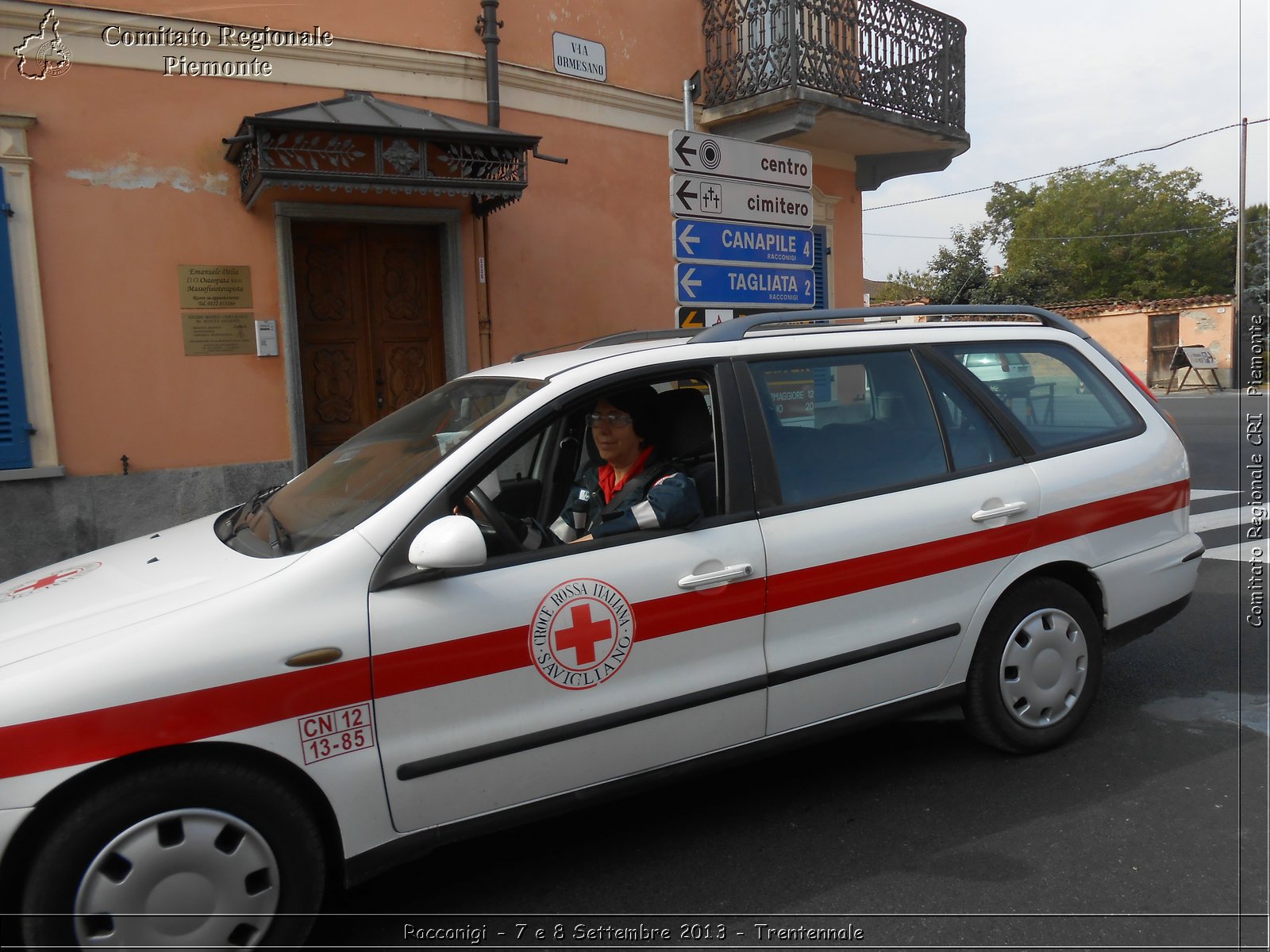 Racconigi - 7 e 8 Settembre 2013 - Trentennale - Croce Rossa Italiana - Comitato Regionale del Piemonte