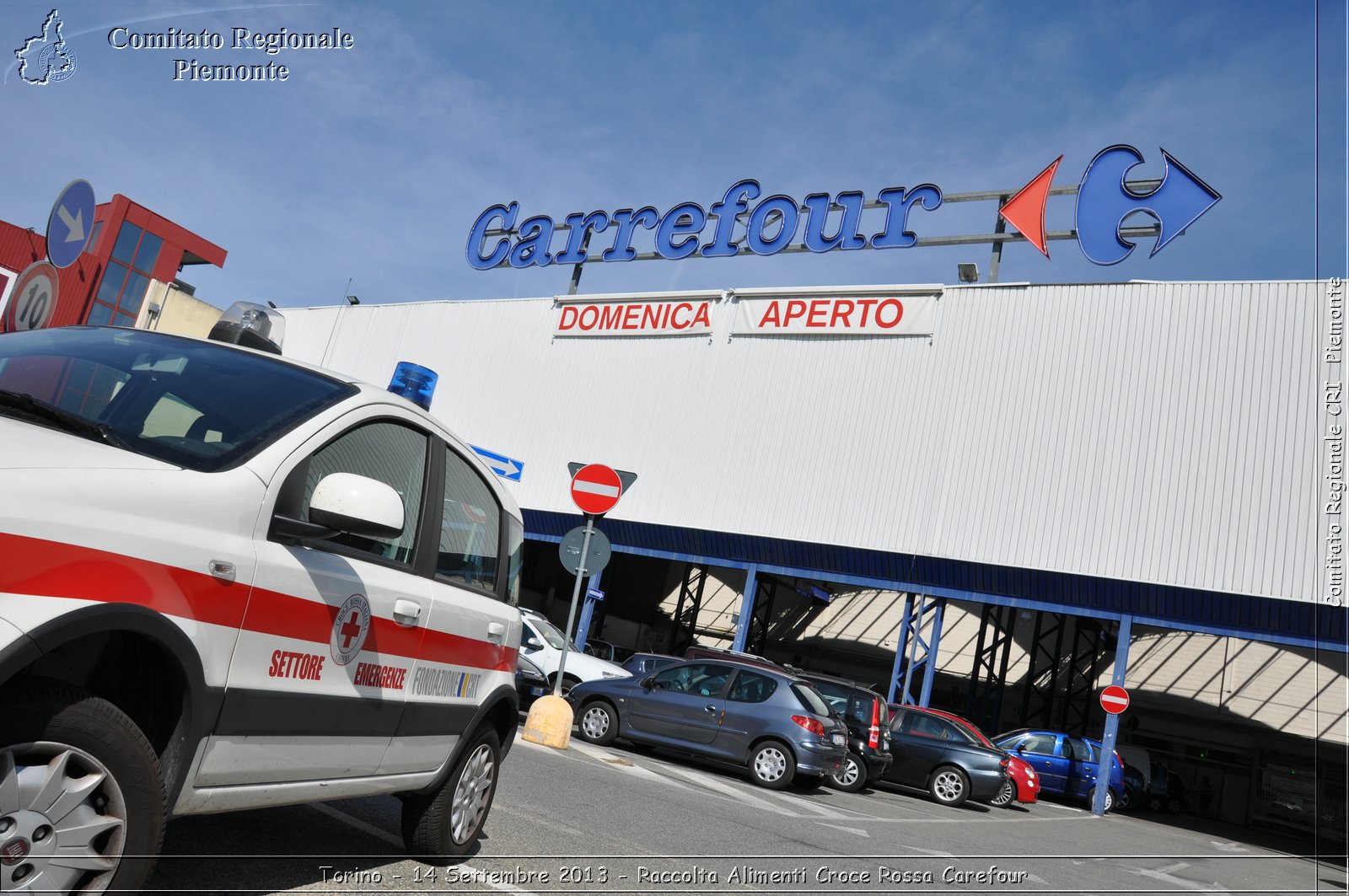 Torino - 14 Settembre 2013 - Raccolta Alimenti Croce Rossa Carefour - Croce Rossa Italiana - Comitato Regionale del Piemonte