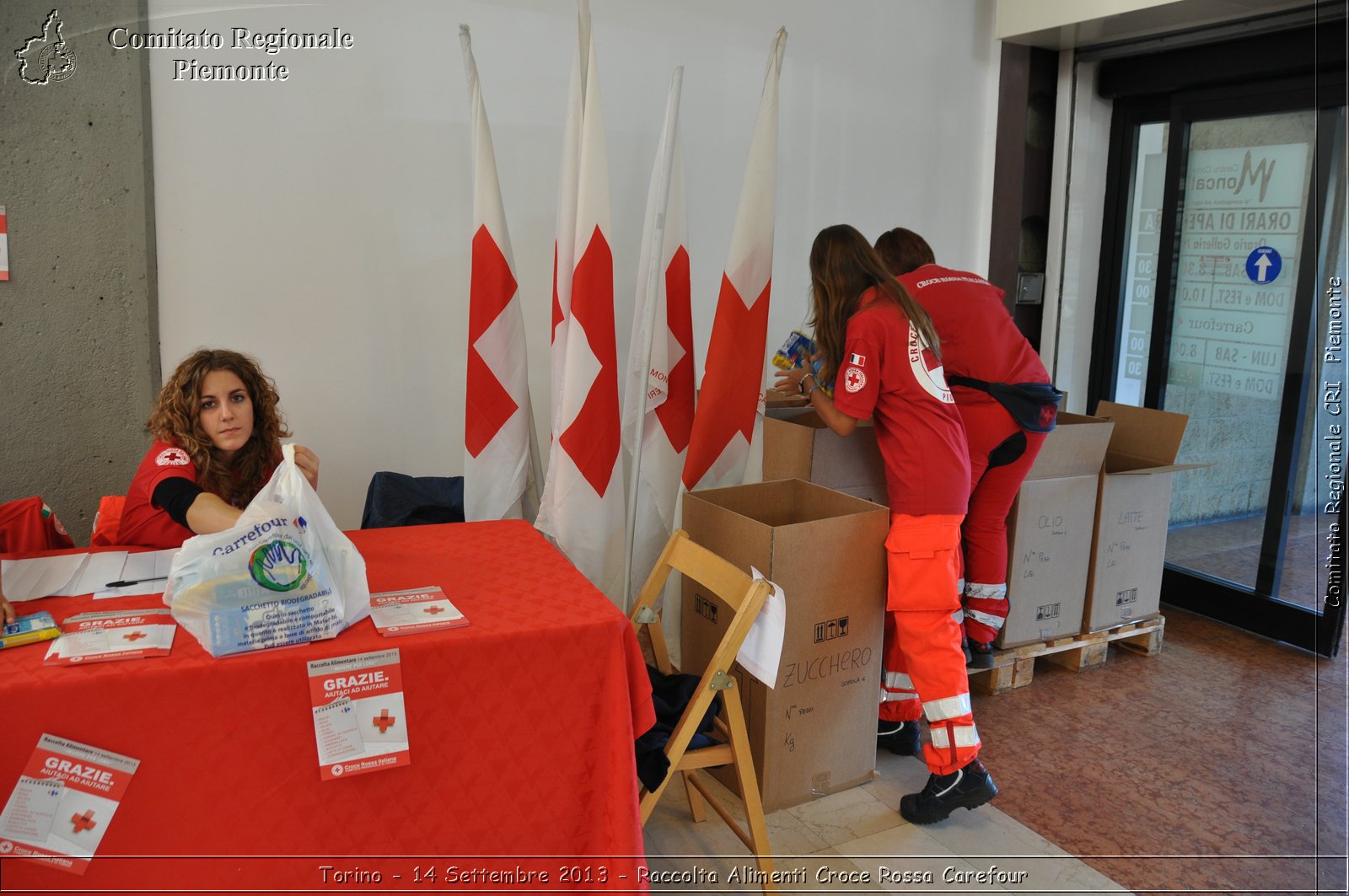 Torino - 14 Settembre 2013 - Raccolta Alimenti Croce Rossa Carefour - Croce Rossa Italiana - Comitato Regionale del Piemonte