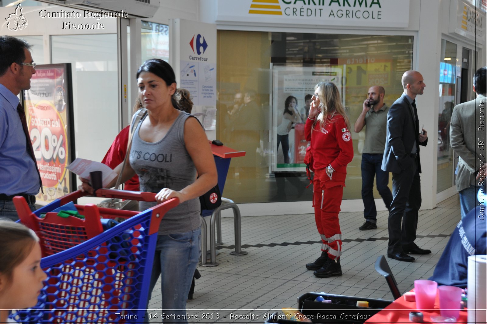 Torino - 14 Settembre 2013 - Raccolta Alimenti Croce Rossa Carefour - Croce Rossa Italiana - Comitato Regionale del Piemonte