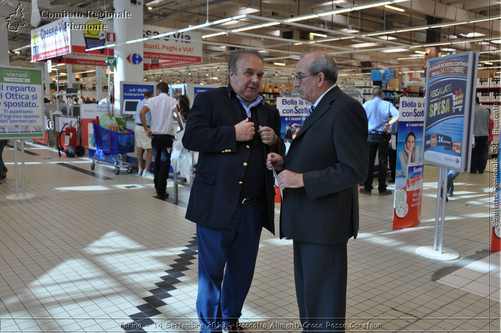 Torino - 14 Settembre 2013 - Raccolta Alimenti Croce Rossa Carefour - Croce Rossa Italiana - Comitato Regionale del Piemonte