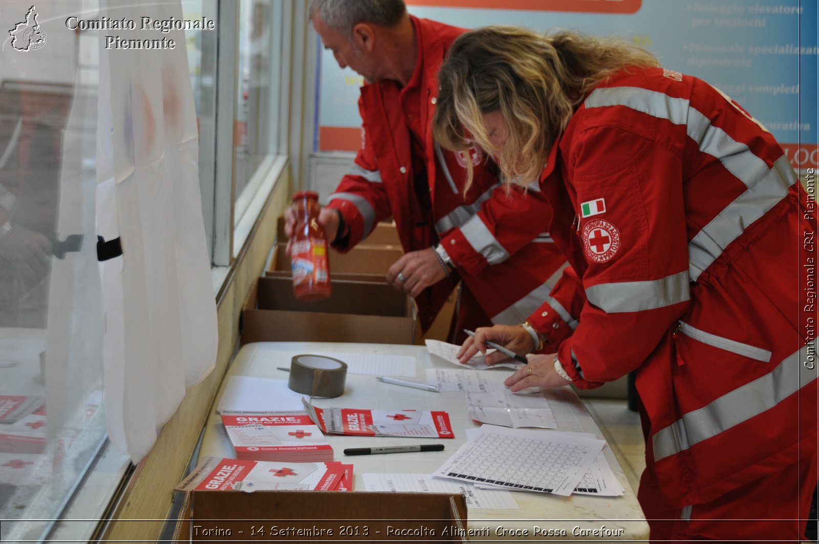 Torino - 14 Settembre 2013 - Raccolta Alimenti Croce Rossa Carefour - Croce Rossa Italiana - Comitato Regionale del Piemonte