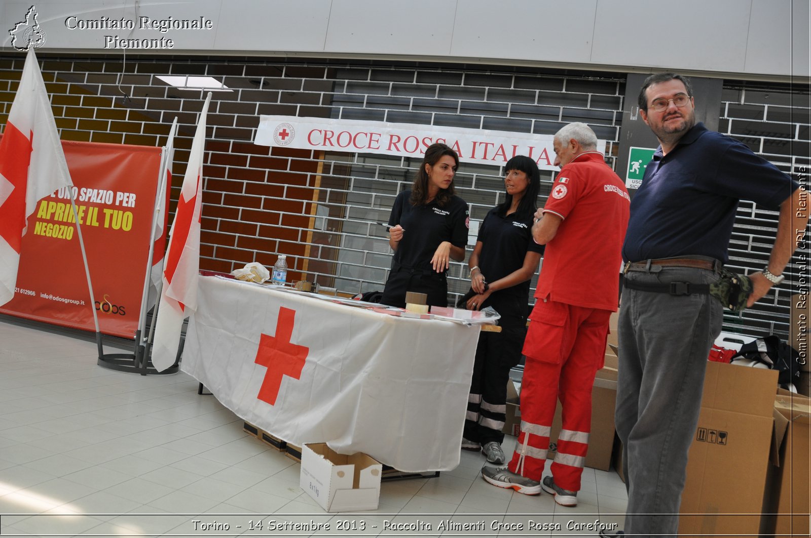 Torino - 14 Settembre 2013 - Raccolta Alimenti Croce Rossa Carefour - Croce Rossa Italiana - Comitato Regionale del Piemonte