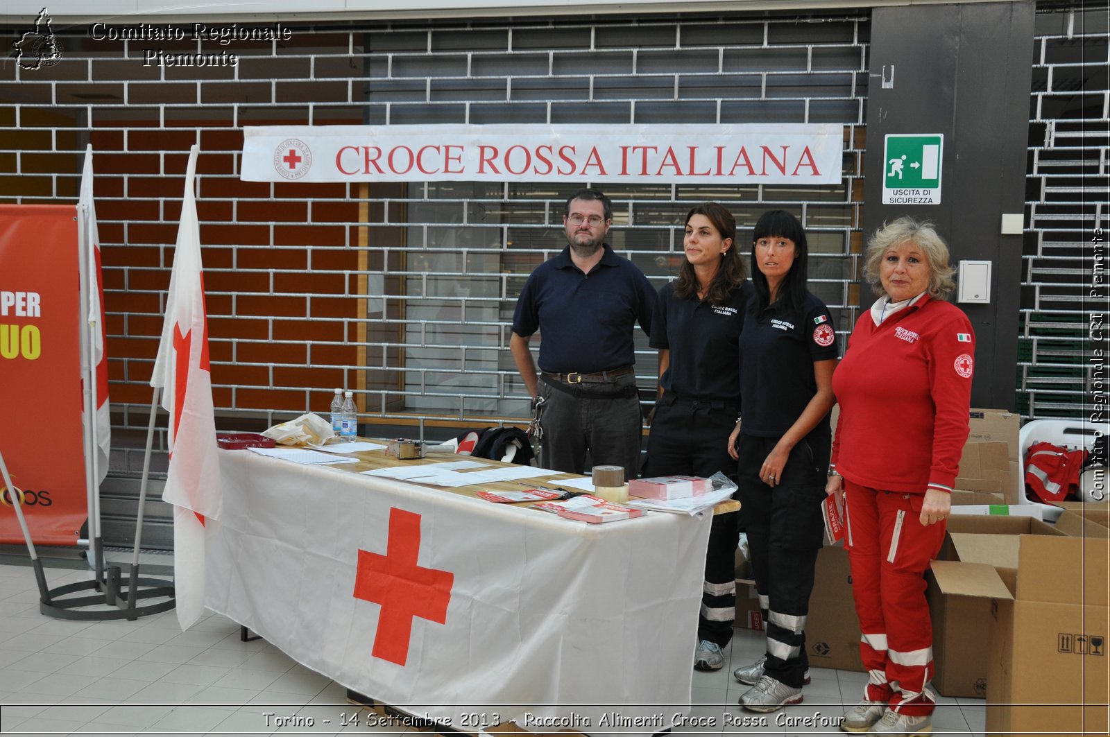 Torino - 14 Settembre 2013 - Raccolta Alimenti Croce Rossa Carefour - Croce Rossa Italiana - Comitato Regionale del Piemonte