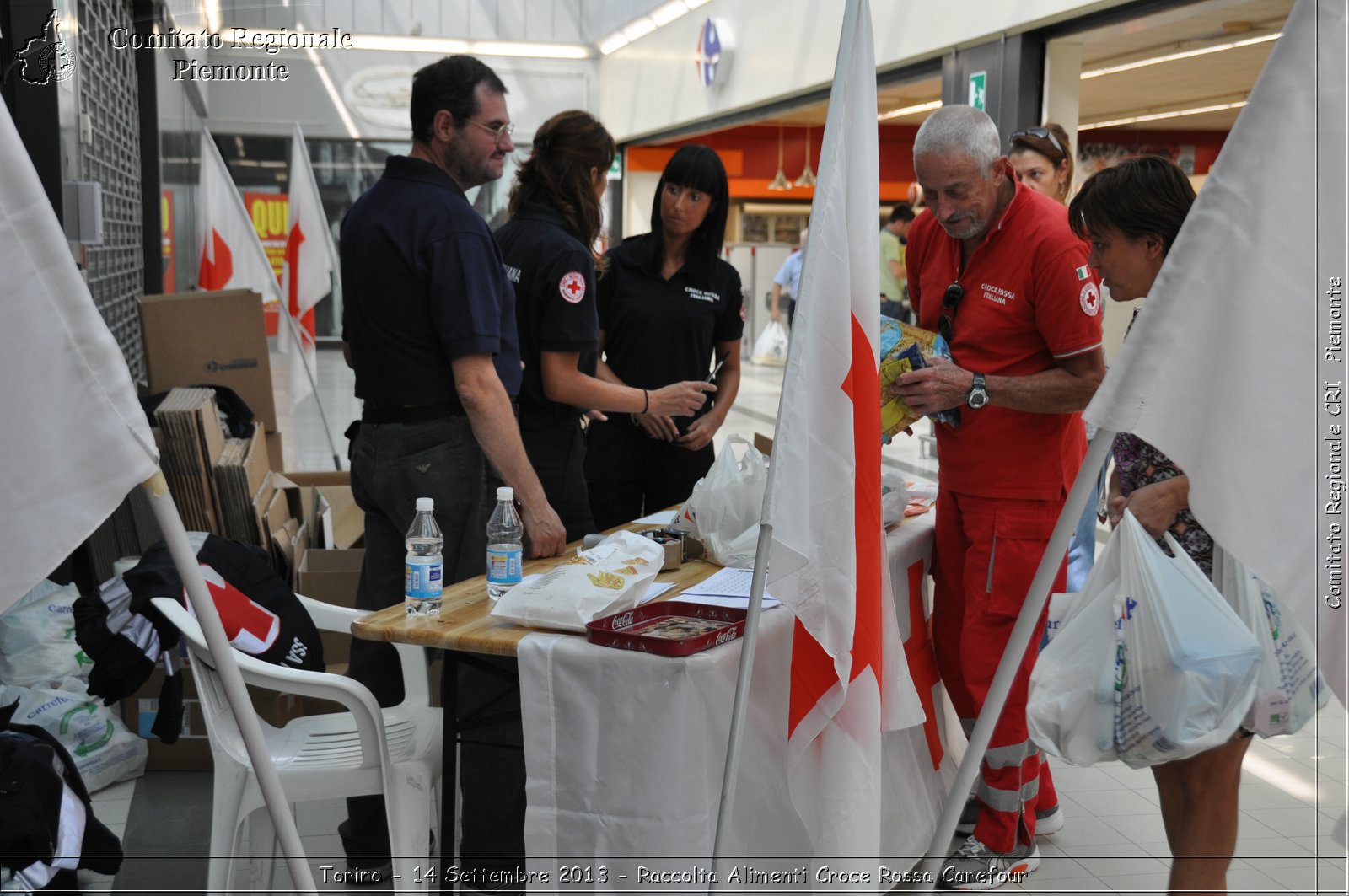 Torino - 14 Settembre 2013 - Raccolta Alimenti Croce Rossa Carefour - Croce Rossa Italiana - Comitato Regionale del Piemonte