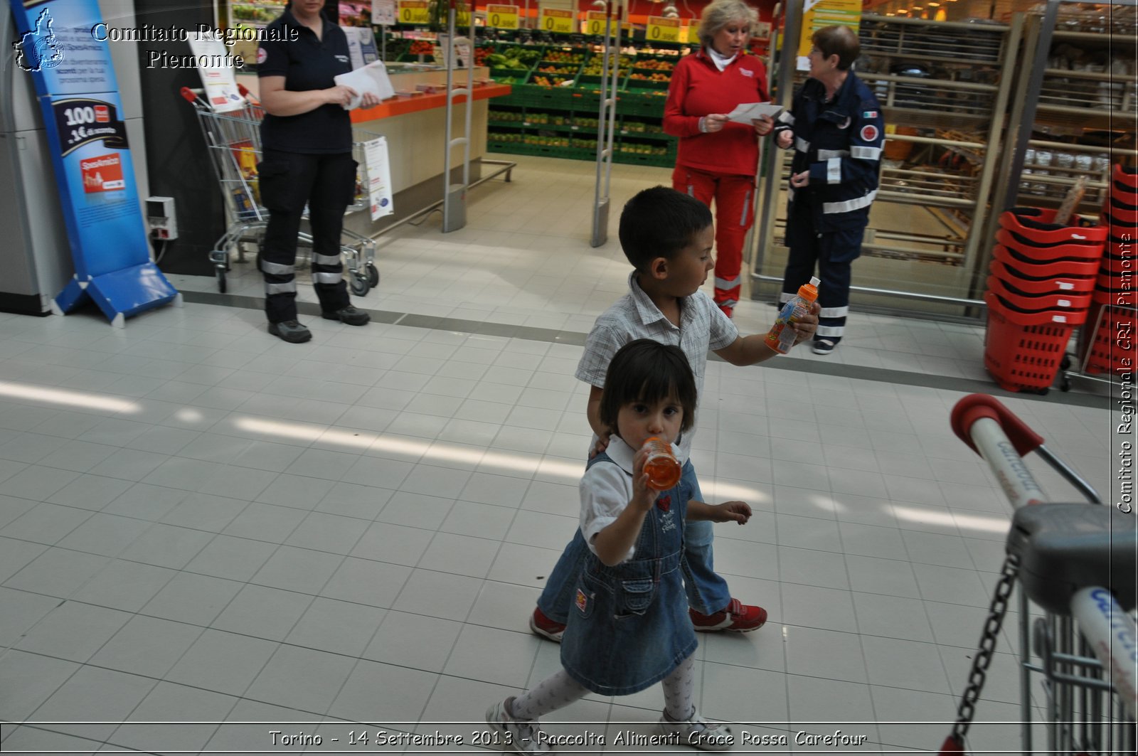 Torino - 14 Settembre 2013 - Raccolta Alimenti Croce Rossa Carefour - Croce Rossa Italiana - Comitato Regionale del Piemonte