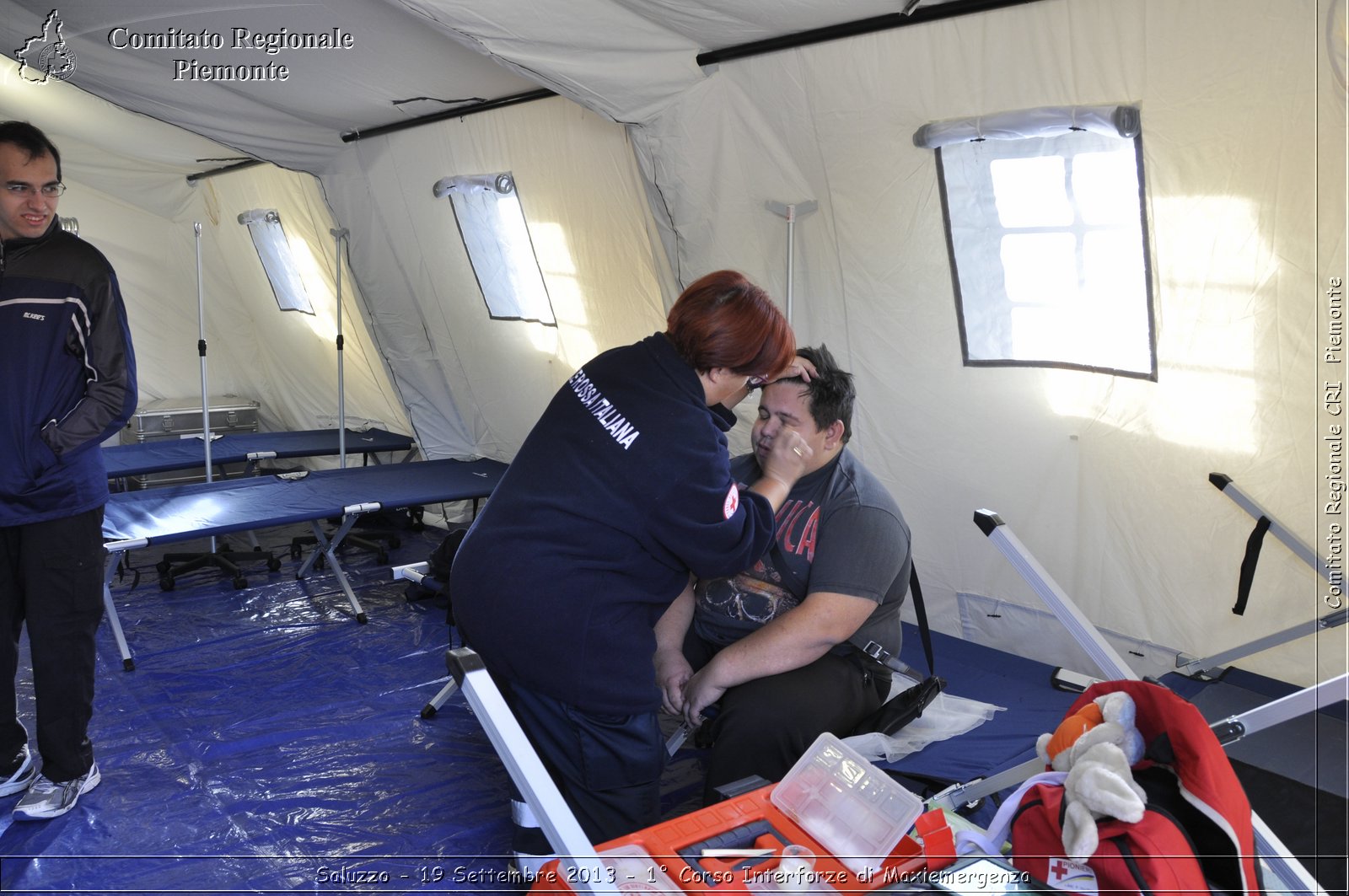 Saluzzo - 19 Settembre 2013 - 1 Corso Interforze di Maxiemergenza - Croce Rossa Italiana - Comitato Regionale del Piemonte