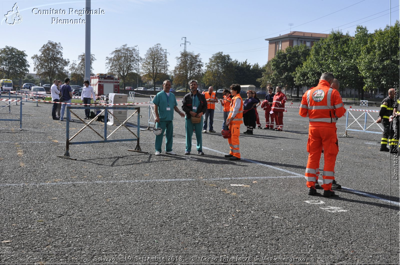 Saluzzo - 19 Settembre 2013 - 1 Corso Interforze di Maxiemergenza - Croce Rossa Italiana - Comitato Regionale del Piemonte