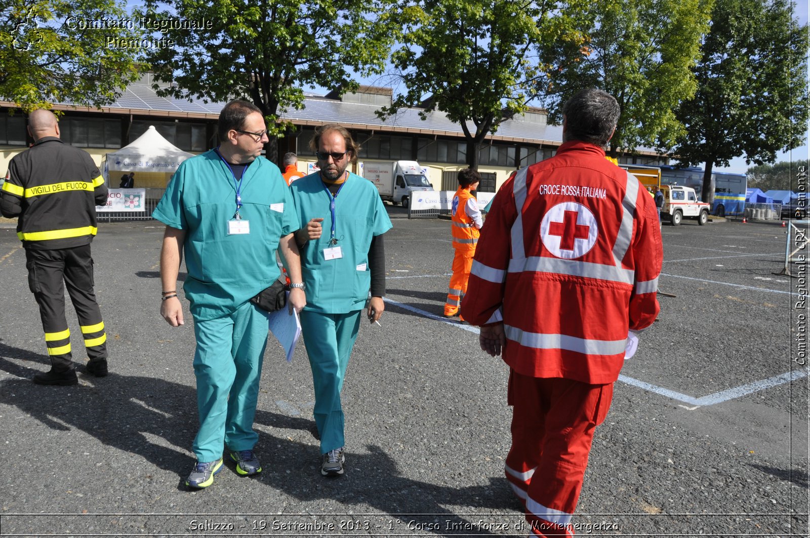 Saluzzo - 19 Settembre 2013 - 1 Corso Interforze di Maxiemergenza - Croce Rossa Italiana - Comitato Regionale del Piemonte