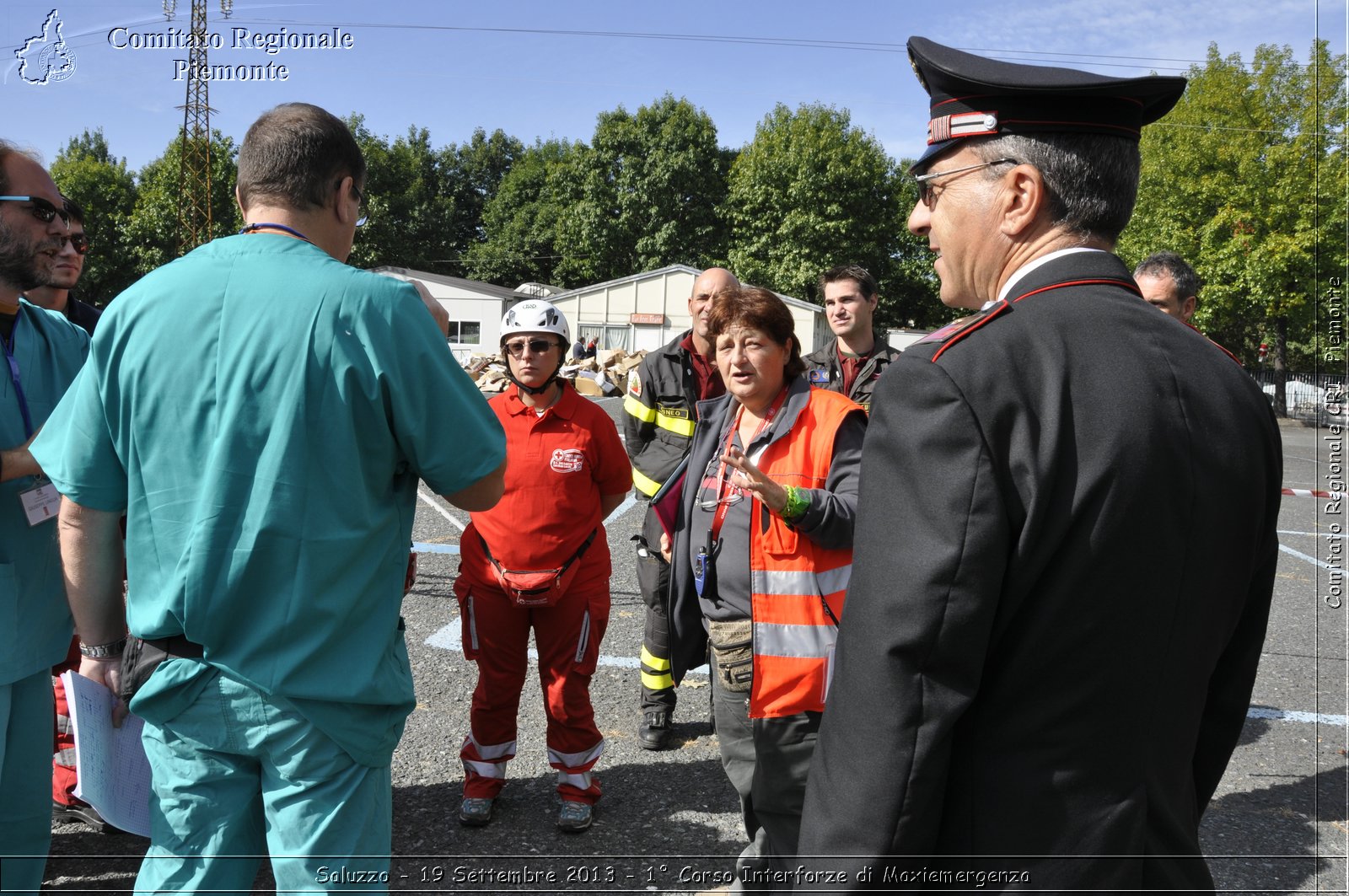 Saluzzo - 19 Settembre 2013 - 1 Corso Interforze di Maxiemergenza - Croce Rossa Italiana - Comitato Regionale del Piemonte