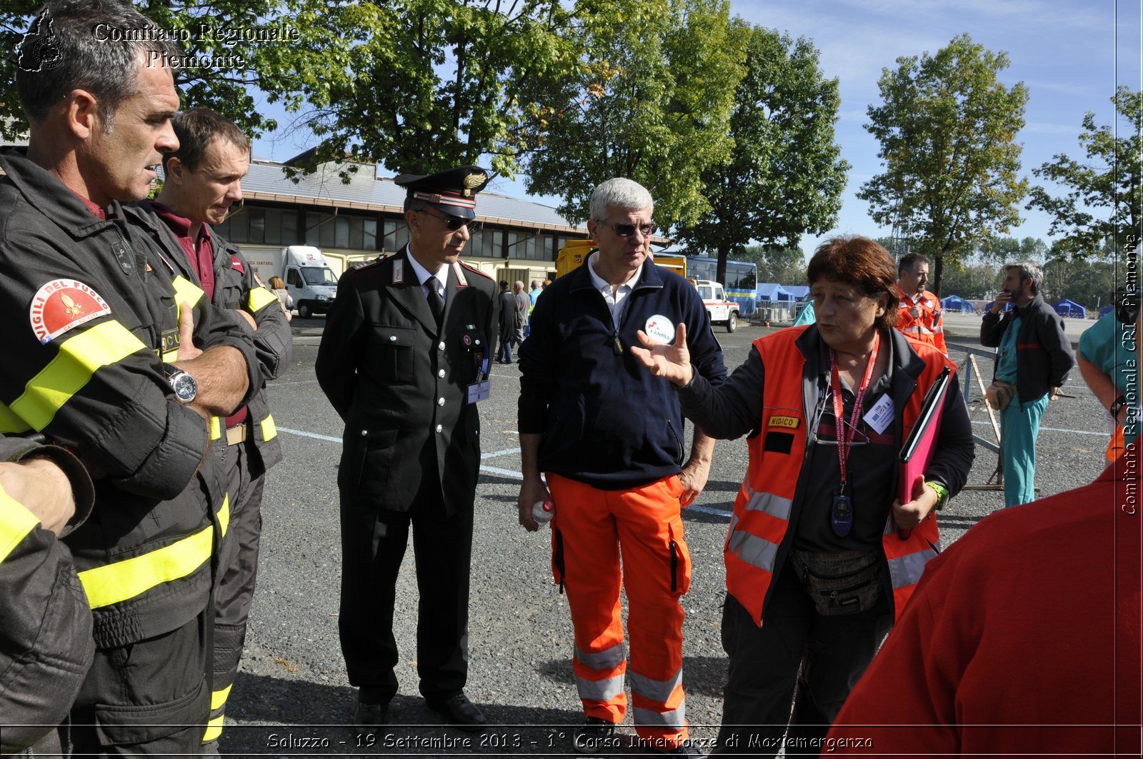 Saluzzo - 19 Settembre 2013 - 1 Corso Interforze di Maxiemergenza - Croce Rossa Italiana - Comitato Regionale del Piemonte