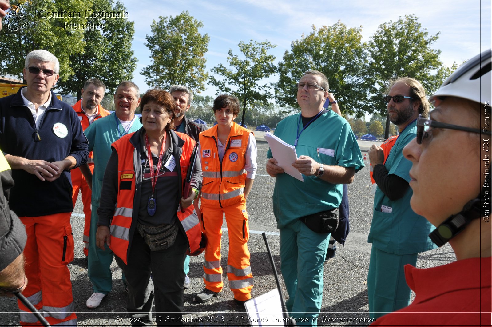 Saluzzo - 19 Settembre 2013 - 1 Corso Interforze di Maxiemergenza - Croce Rossa Italiana - Comitato Regionale del Piemonte